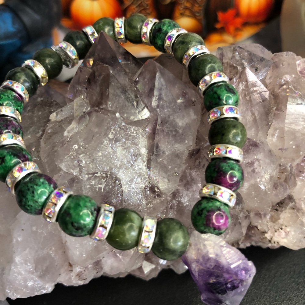 Handmade beaded stretch bracelets made with love and good energy